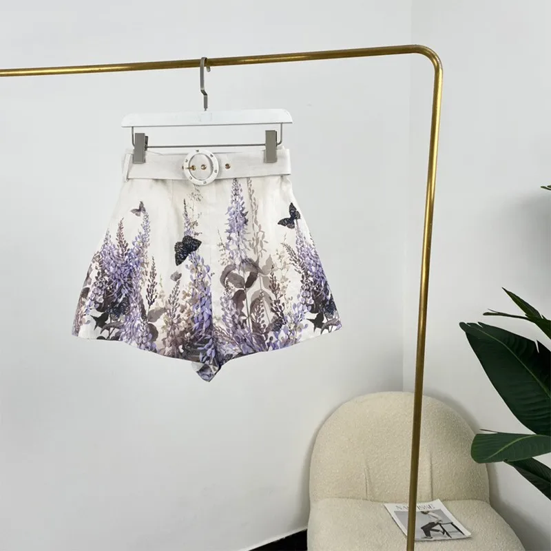 High Waist Linen Shorts Women 2021 Summer Newest Butterfly Print Ladies Elegant Vintage Desginer Clothes 
High Waist Linen Shorts Women 2021 Summer Newest Butterfly Print Ladies Elegant Vintage Desginer Clothes