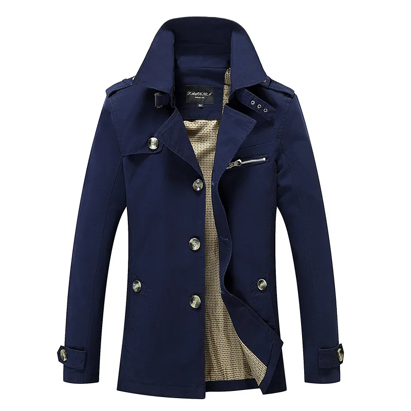 2020 Men's New Lapel Solid Color Windbreaker Youth Long Cotton Flashes Casual Windbreaker
2020 Men's New Lapel Solid Color Windbreaker Youth Long Cotton Flashes Casual Windbreaker