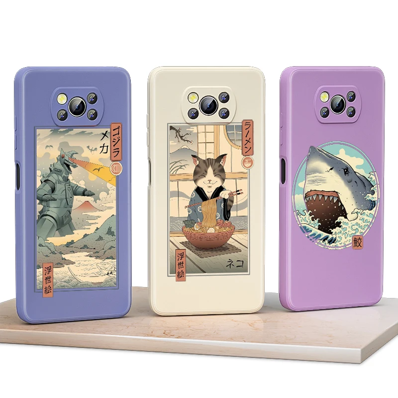 Cute Japanese Cartoon for Xiaomi Poco F3 GT X3 NFC M3 C3 M2 X2 Pro 5G Liquid Silicone Soft Cover Shockproof Phone Case
Cute Japanese Cartoon for Xiaomi Poco F3 GT X3 NFC M3 C3 M2 X2 Pro 5G Liquid Silicone Soft Cover Shockproof Phone Case