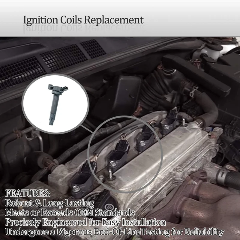 Ignition Coils Replacement for Toyota Camry Sienna Highlander Solara Lexus ES330 RX330 RX400H 9091902246 610-58657 C1452
Ignition Coils Replacement for Toyota Camry Sienna Highlander Solara Lexus ES330 RX330 RX400H 9091902246 610-58657 C1452