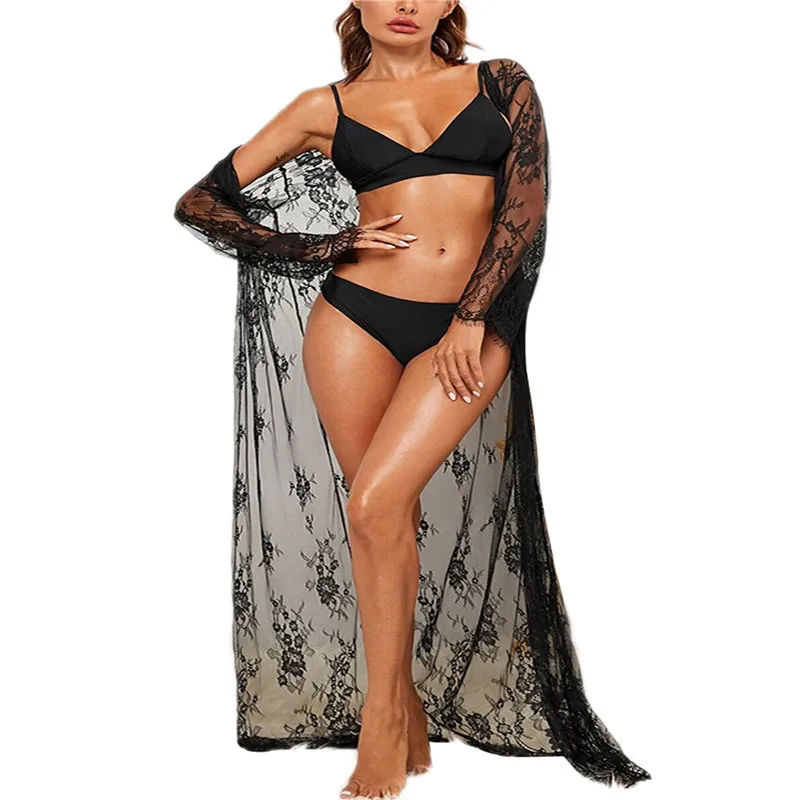Womens Sexy Lingerie Lace long See Through Cardigan Shirt Top Sleepshirts Nightgowns Beach Cape Bikini Cover Up Lace Kimono
Womens Sexy Lingerie Lace long See Through Cardigan Shirt Top Sleepshirts Nightgowns Beach Cape Bikini Cover Up Lace Kimono