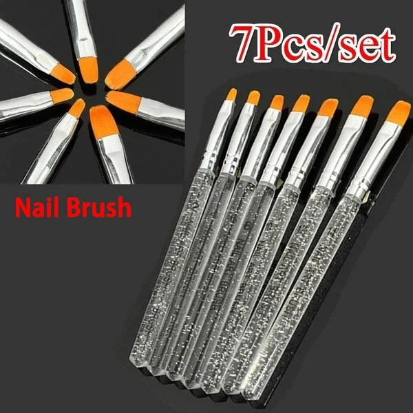 Delysia King 7 Pieces of Professional Phototherapy Glue Brush Pen Nail Art Tools Painting Brush Set Nail Beauty Accessories
Delysia King 7 Pieces of Professional Phototherapy Glue Brush Pen Nail Art Tools Painting Brush Set Nail Beauty Accessories