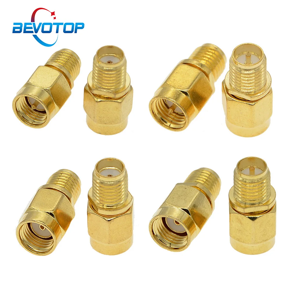 

2 PCS/lot RF SMA / RP-SMA Male plug to Female jack For Raido Antenna SMA to SMA RF Coaxial Adapter Connector Converter