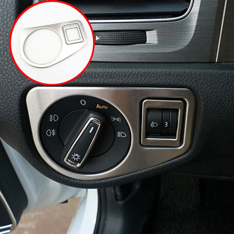 Headlight Button Cover Trim For Volkswagen VW Golf 7 MK7 VII GTI R 2014-2017 Head Lamp Light stainless steel
Headlight Button Cover Trim For Volkswagen VW Golf 7 MK7 VII GTI R 2014-2017 Head Lamp Light stainless steel