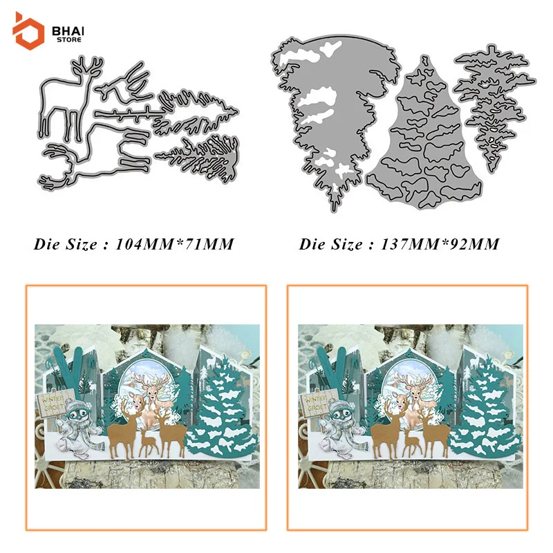 Christmas Trees Elk Metal Cutting Dies Stencil DIY Cards Stencils Photo Album Embossing Paper Making Scrapbooking Knife Mold New
Christmas Trees Elk Metal Cutting Dies Stencil DIY Cards Stencils Photo Album Embossing Paper Making Scrapbooking Knife Mold New