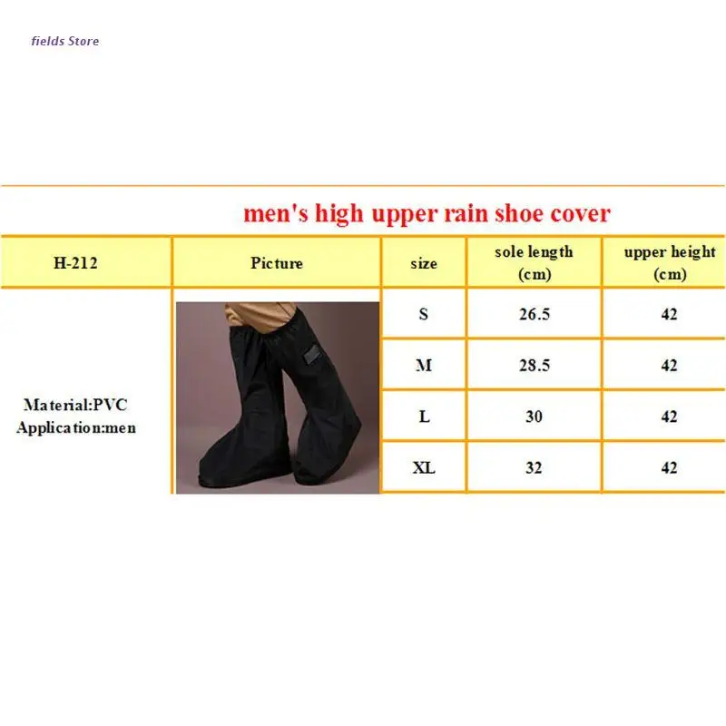 Waterproof Rain Boots Reusable Black Protective Overshoes Road Bike Shoe Cover Protector for Men and Women Galoshes
Waterproof Rain Boots Reusable Black Protective Overshoes Road Bike Shoe Cover Protector for Men and Women Galoshes