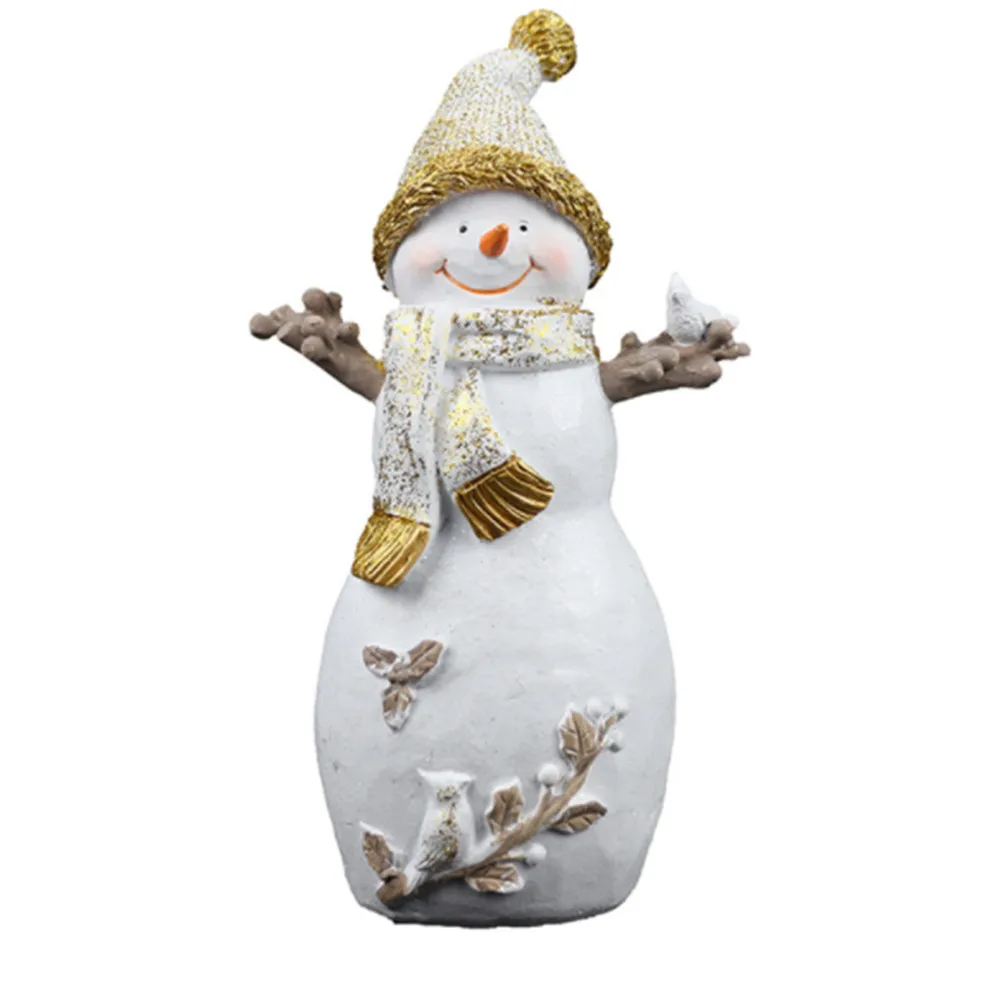 Cartoon Snowman Resin Christmas Ornament Sculpture Resin Xmas Home Outdoor Decor Make A Dense Festive Atmosphere Red Gold
Cartoon Snowman Resin Christmas Ornament Sculpture Resin Xmas Home Outdoor Decor Make A Dense Festive Atmosphere Red Gold