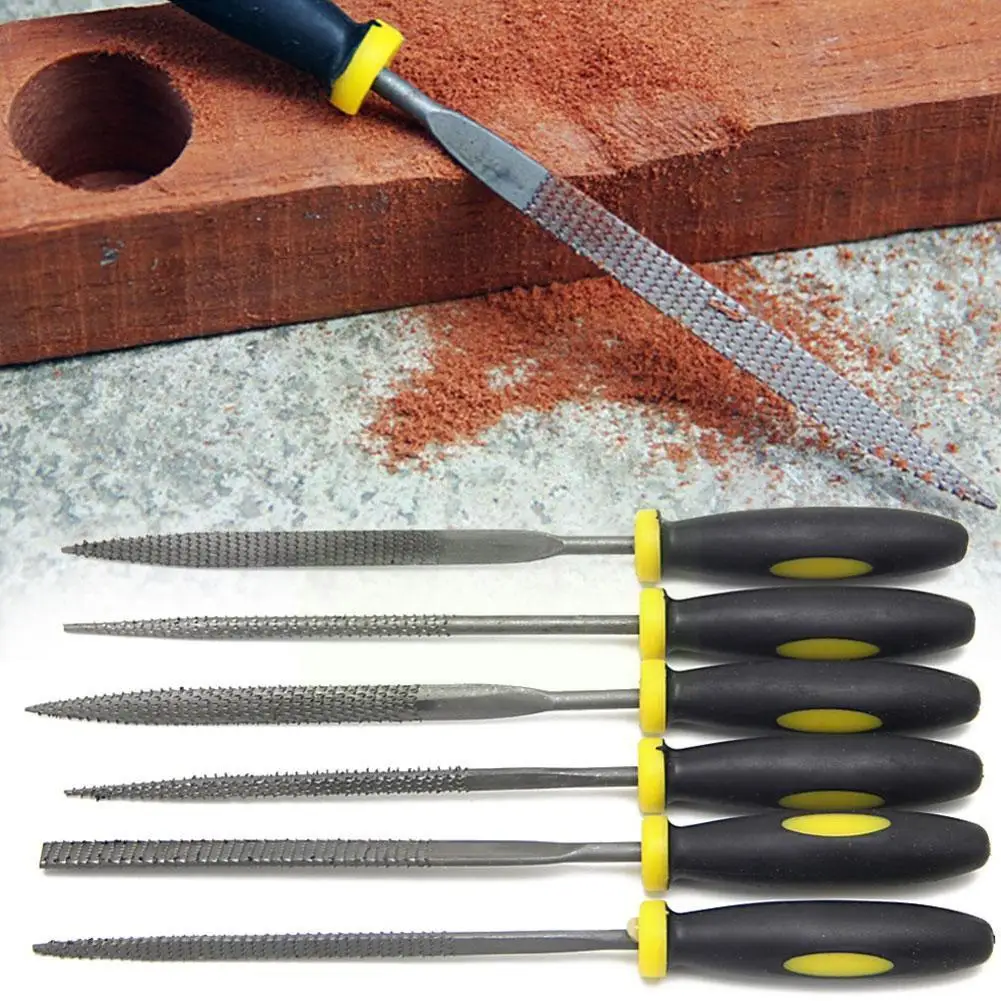 6PCS Mini Metal Rasp Needle Files Set Wood Carving For Steel Rasp Needle Tool Hand Woodworking File Filing Tools P7S7
6PCS Mini Metal Rasp Needle Files Set Wood Carving For Steel Rasp Needle Tool Hand Woodworking File Filing Tools P7S7