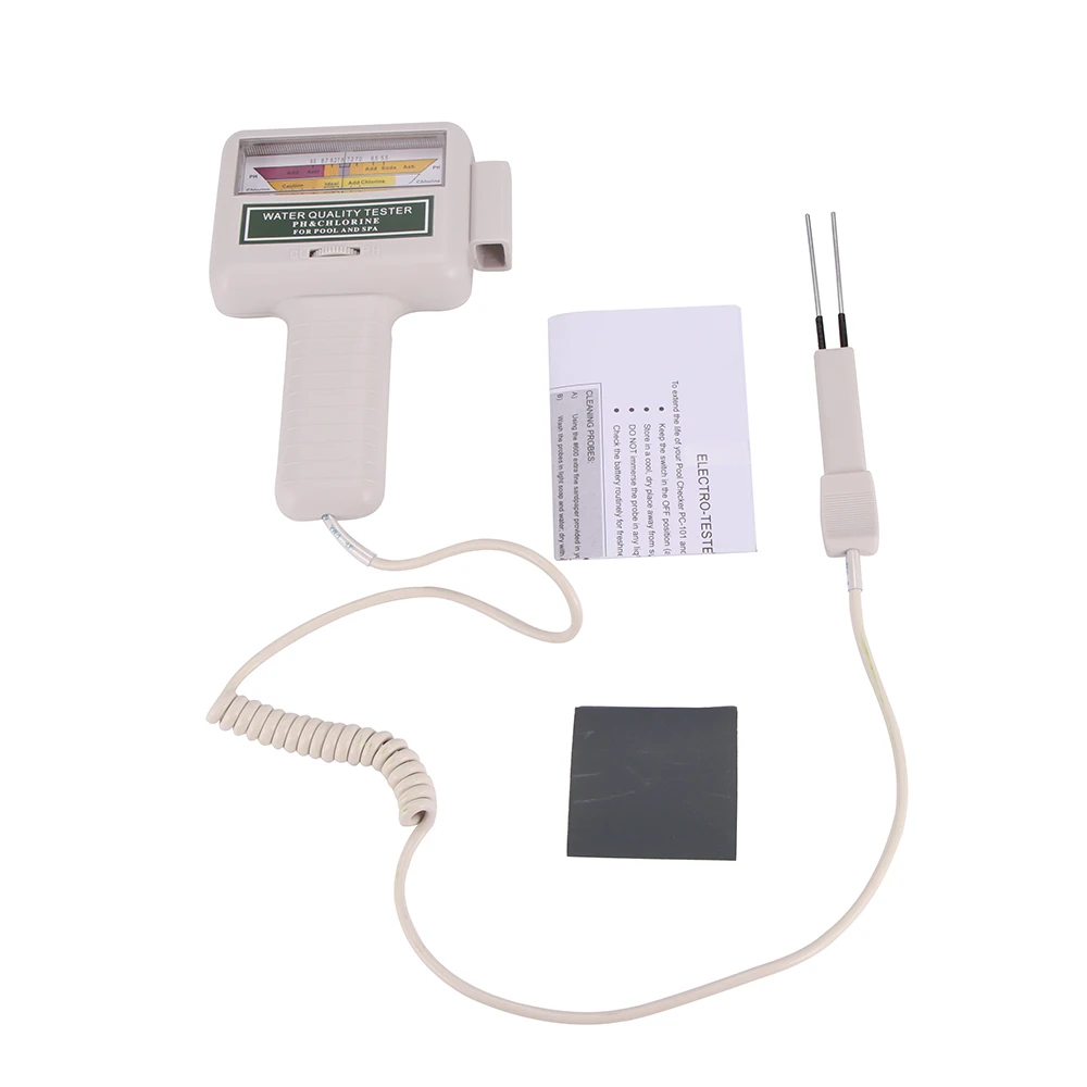 1Pcs Water Quality Tester Chlorine Tester CL2 Aquarium Water Quality Checker Portable Home Swimming Pool PH Test Monitor Meter
1Pcs Water Quality Tester Chlorine Tester CL2 Aquarium Water Quality Checker Portable Home Swimming Pool PH Test Monitor Meter
