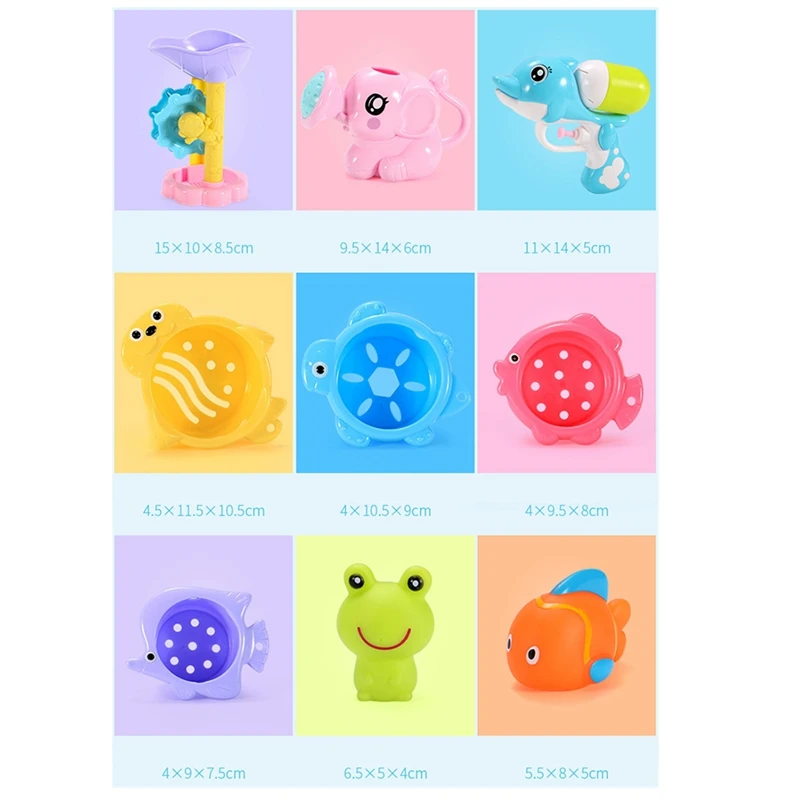 Kids Summer Sprinkler Water Toys Bath Waterwheel Floating Toys Set Babies 18+ Months for Bathtub Swimming Pool Bathroom
Kids Summer Sprinkler Water Toys Bath Waterwheel Floating Toys Set Babies 18+ Months for Bathtub Swimming Pool Bathroom