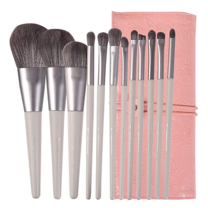 12Pcs Makeup Brushes Set Eyeshadow Brush Shader Brush Blending Brush Concealer Brush Skin-friendly Professional Makeup With Bag
12Pcs Makeup Brushes Set Eyeshadow Brush Shader Brush Blending Brush Concealer Brush Skin-friendly Professional Makeup With Bag