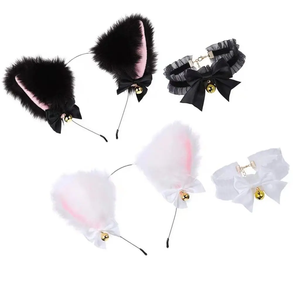 4PCS Adult Teens Plush Furry Make Up For Costume Party Fancy Dress Hairband Cat Ear Headband Cosplay Headwear Necklace
4PCS Adult Teens Plush Furry Make Up For Costume Party Fancy Dress Hairband Cat Ear Headband Cosplay Headwear Necklace