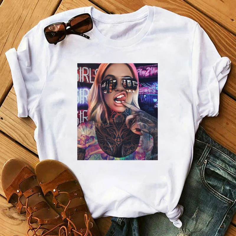 TJCJFO New Fashion Cartoon Short Sleeve Womens T-shirt Summer Casual Graphic Printed Clothes Summer Tops Female Tees 
TJCJFO New Fashion Cartoon Short Sleeve Womens T-shirt Summer Casual Graphic Printed Clothes Summer Tops Female Tees