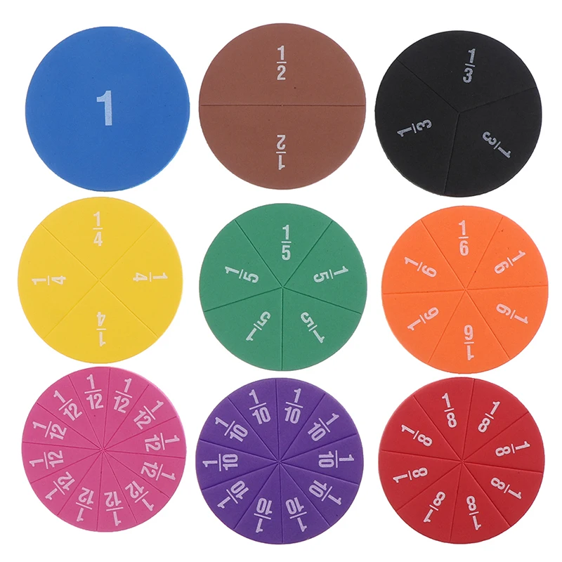 51 Piece Circular Fractions Kids Early Education Math Toy without MagneticClearance Sale Gift
51 Piece Circular Fractions Kids Early Education Math Toy without MagneticClearance Sale Gift