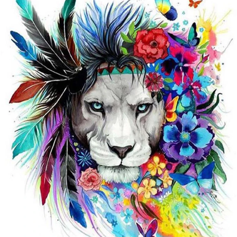 5D DIY paste cross diamond full embroidery abstract simple and colorful fresh tiger furniture decoration diamond painting
5D DIY paste cross diamond full embroidery abstract simple and colorful fresh tiger furniture decoration diamond painting