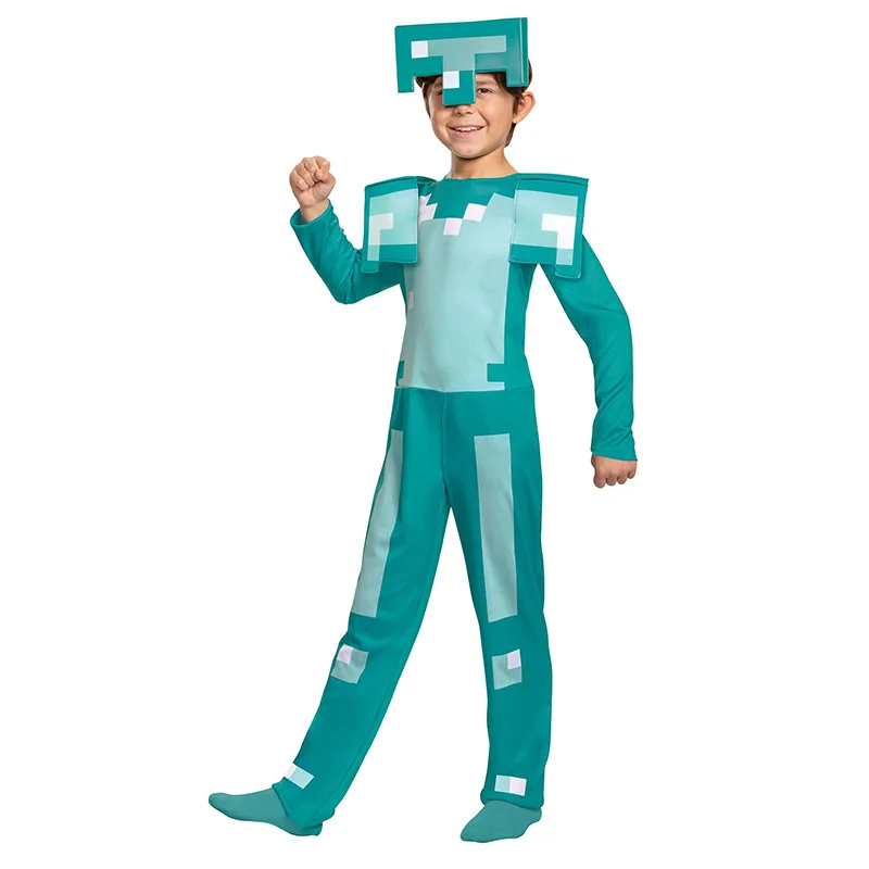 New Diamond Armor Costume Cosplay Children's Classic Game Characters Uniform Halloween Costume for Kids
New Diamond Armor Costume Cosplay Children's Classic Game Characters Uniform Halloween Costume for Kids
