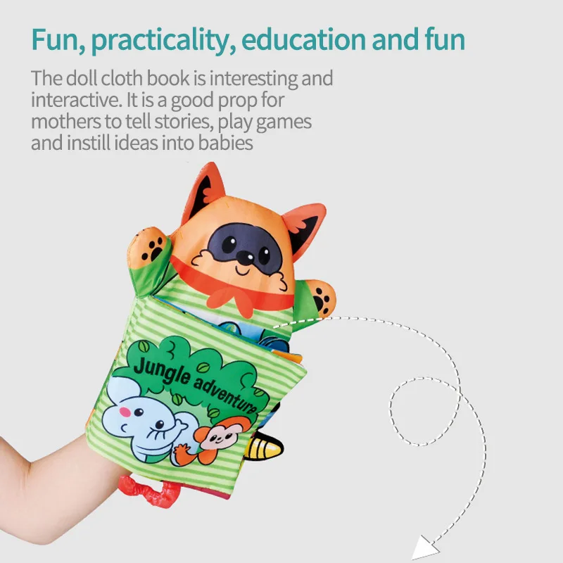 0-12 Months Soft Cloth Books Infant Hand Puppet Cloth Book Montessori Toys Baby Cartoon Animal Memory Rotten-Bite Cloth Book Toy
0-12 Months Soft Cloth Books Infant Hand Puppet Cloth Book Montessori Toys Baby Cartoon Animal Memory Rotten-Bite Cloth Book Toy