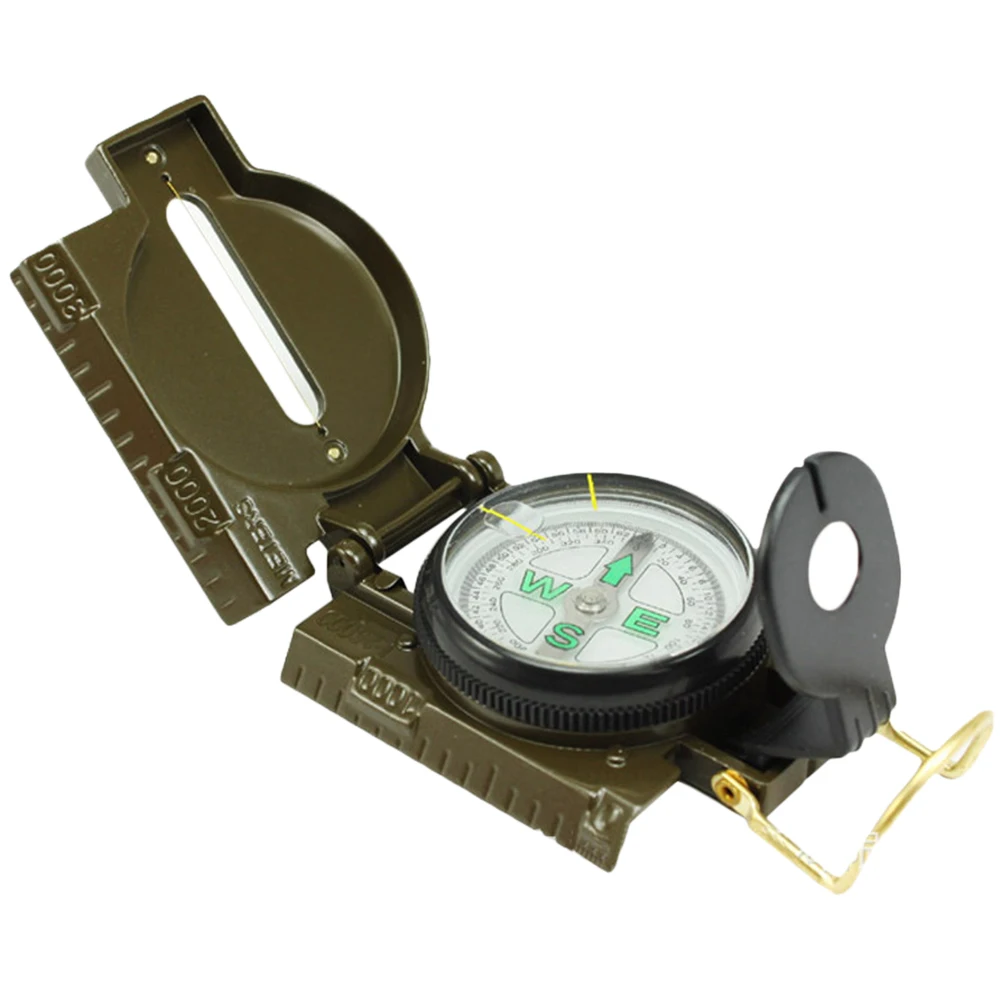 Portable Compass Military Outdoor Camping Folding Len Compass Army Green Hiking Survival Trip Precise Navigation Expedition Tool
Portable Compass Military Outdoor Camping Folding Len Compass Army Green Hiking Survival Trip Precise Navigation Expedition Tool