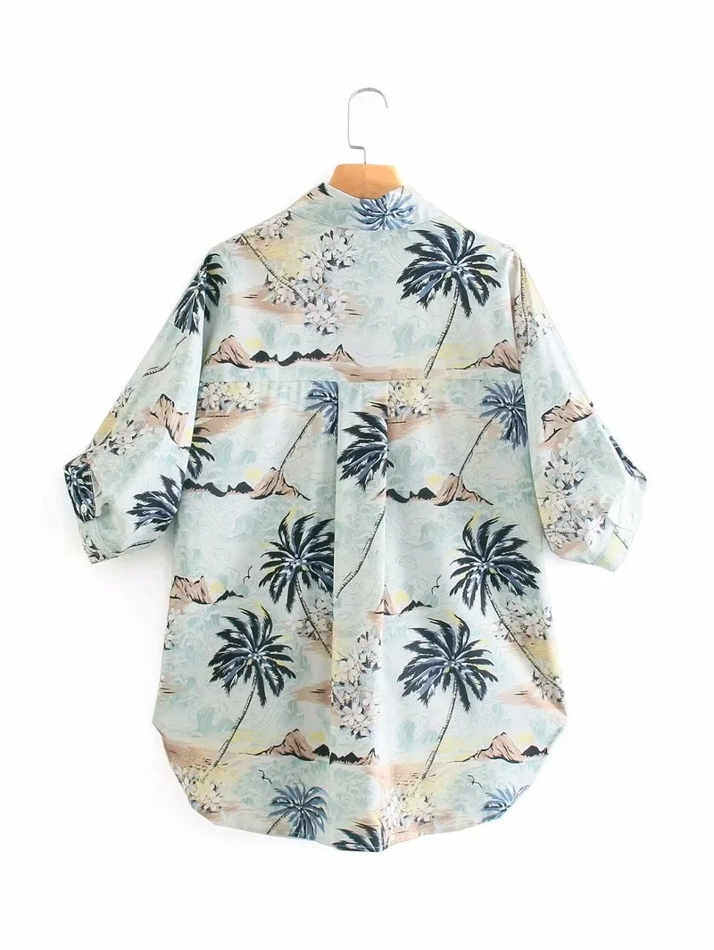 2021 Summer New Hawaii Beach Vacation Wind Print Shirt Women Casual Loose Short-sleeved Shirt Girl Streetwear Plus Fashion Shirt
2021 Summer New Hawaii Beach Vacation Wind Print Shirt Women Casual Loose Short-sleeved Shirt Girl Streetwear Plus Fashion Shirt