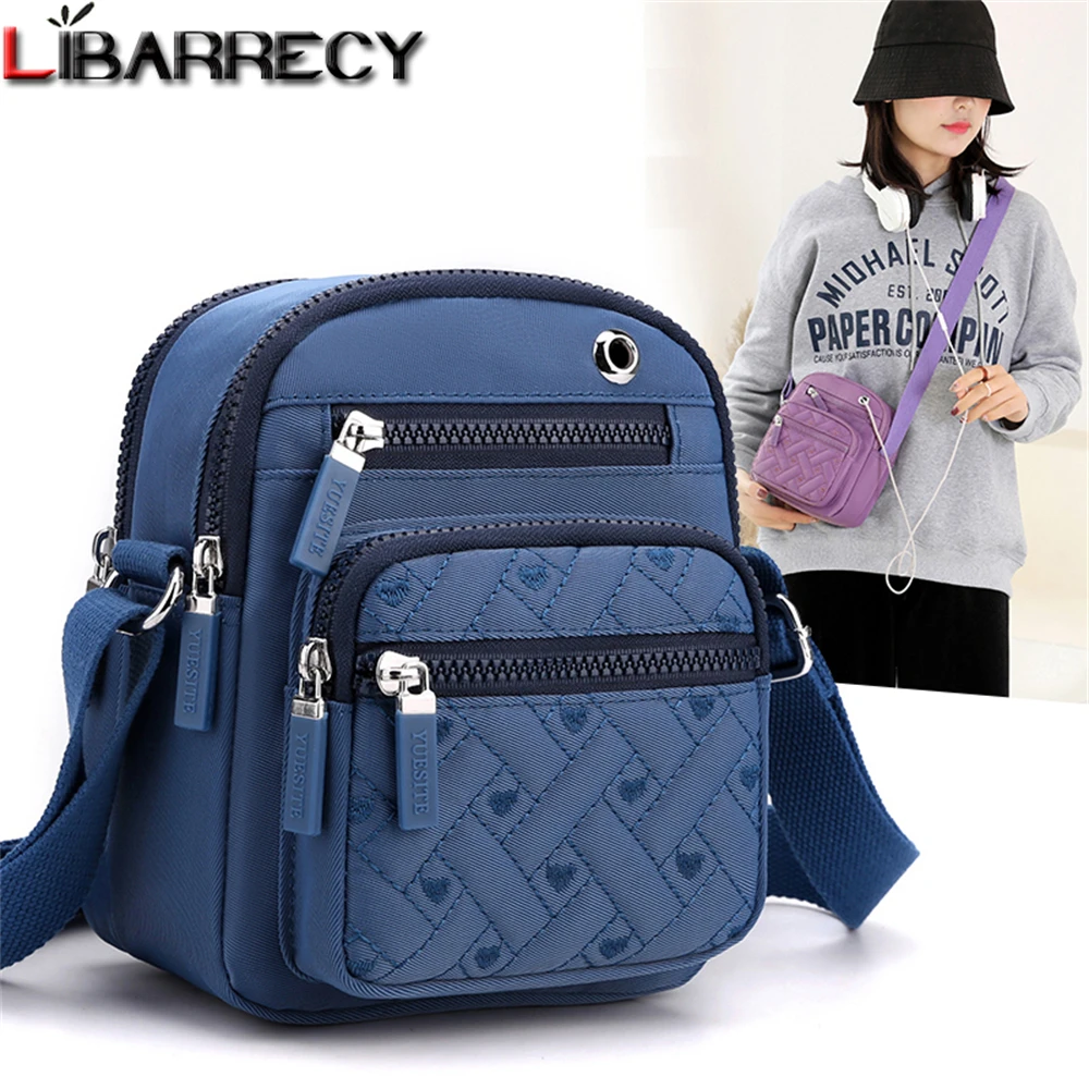 Fashion New Style Mini Ladies Shoulder Bag Solid Color Designer High Quality Nylon Women Messenger Bags Women's Mobile Phone Bag
Fashion New Style Mini Ladies Shoulder Bag Solid Color Designer High Quality Nylon Women Messenger Bags Women's Mobile Phone Bag