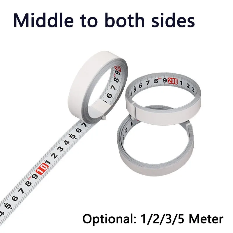 1/2/3/5M Carbon Steel Midpoint Adhesive Self Track Tape Metric Steel Ruler Sticky Ruler Suitable For Woodworking Tool
1/2/3/5M Carbon Steel Midpoint Adhesive Self Track Tape Metric Steel Ruler Sticky Ruler Suitable For Woodworking Tool