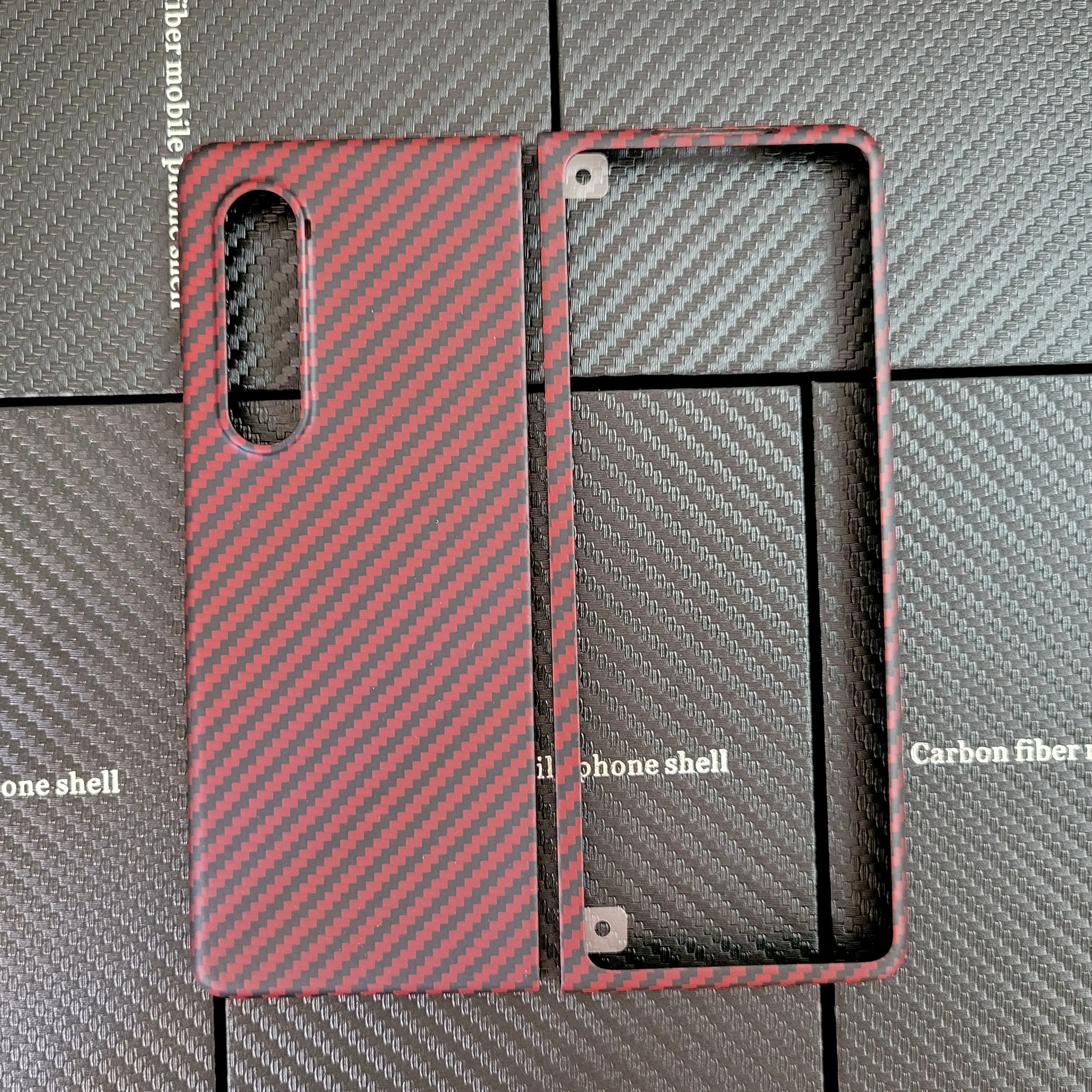 New Super Light Weight Matte Red Carbon Fiber Case For Samsung Galaxy Z Fold3 100% Real Aramid Case For fold 3 Back Cover
New Super Light Weight Matte Red Carbon Fiber Case For Samsung Galaxy Z Fold3 100% Real Aramid Case For fold 3 Back Cover