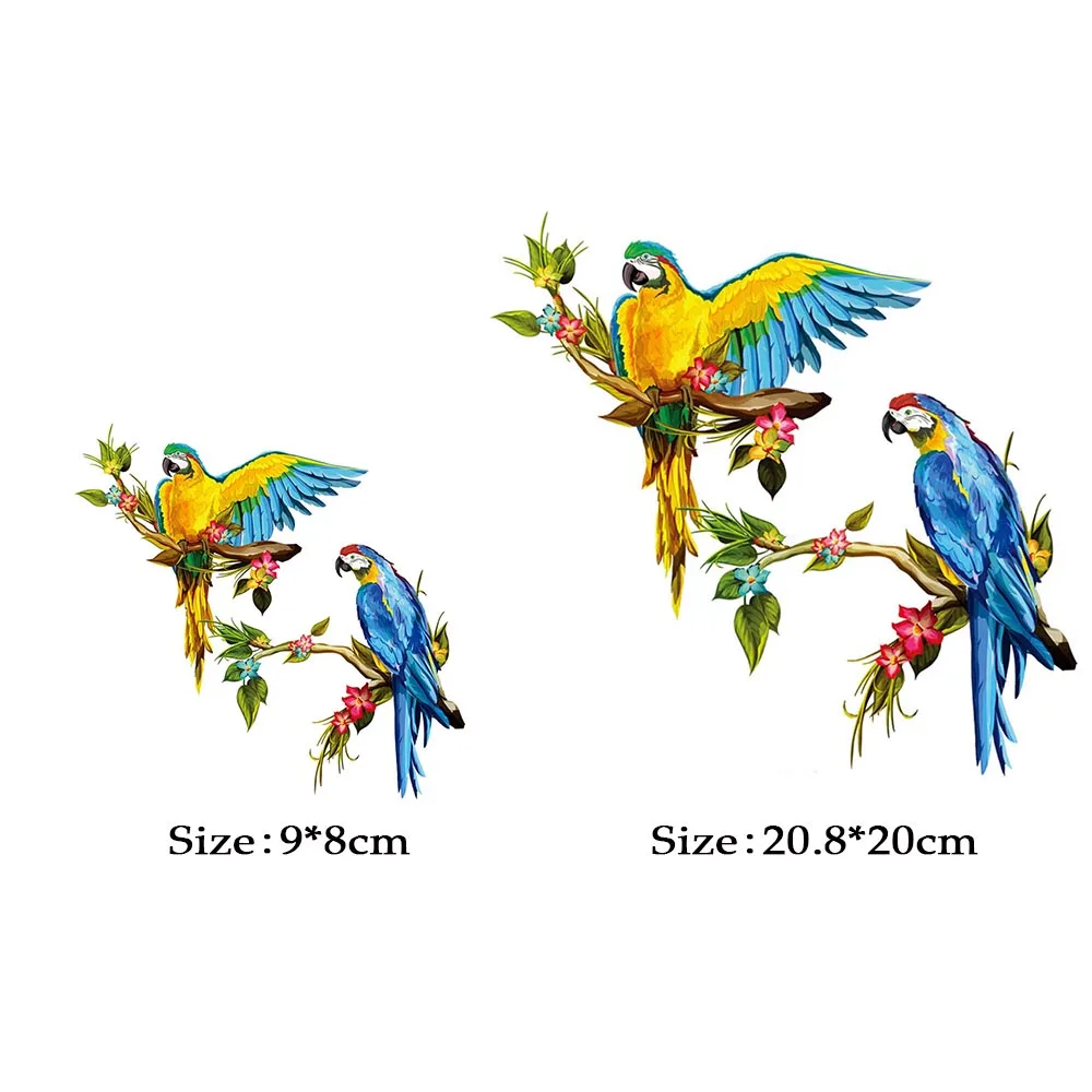 Parrot Bird Heat Transfers Iron On Patches For Jeans T-shirt DIY Craft Sticker Applications For Clothes Decorative
Parrot Bird Heat Transfers Iron On Patches For Jeans T-shirt DIY Craft Sticker Applications For Clothes Decorative