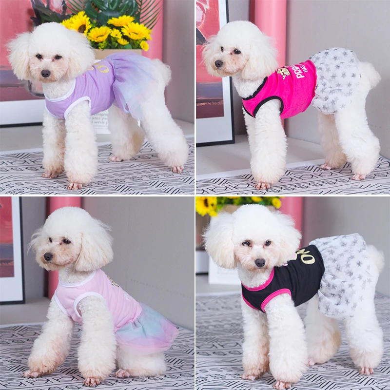 Pet Vest Dress Net Yarn Fluffy Dog Clothes Net Yarn Fluffy Skirt Pretty Sweet Pet Clothing Small Dog Clothing Puppy Chihuahua
Pet Vest Dress Net Yarn Fluffy Dog Clothes Net Yarn Fluffy Skirt Pretty Sweet Pet Clothing Small Dog Clothing Puppy Chihuahua
