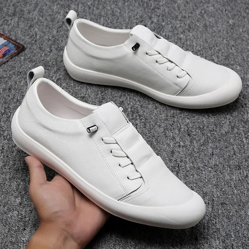 2021 New Genuine Leather Shoes Men Sneakers Casual Male Footwear Fashion Brand White Shoes Mens Cow Leather White Sneakers
2021 New Genuine Leather Shoes Men Sneakers Casual Male Footwear Fashion Brand White Shoes Mens Cow Leather White Sneakers