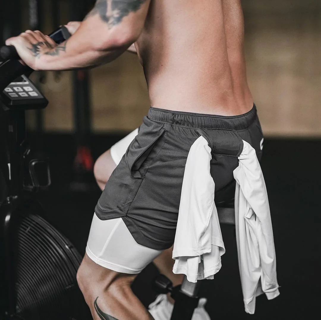 Men's Double Layer Shorts Sports Pants Running Outdoor Fitness Shorts Men's Yoga Training Basketball Pants Gym Shorts
Men's Double Layer Shorts Sports Pants Running Outdoor Fitness Shorts Men's Yoga Training Basketball Pants Gym Shorts