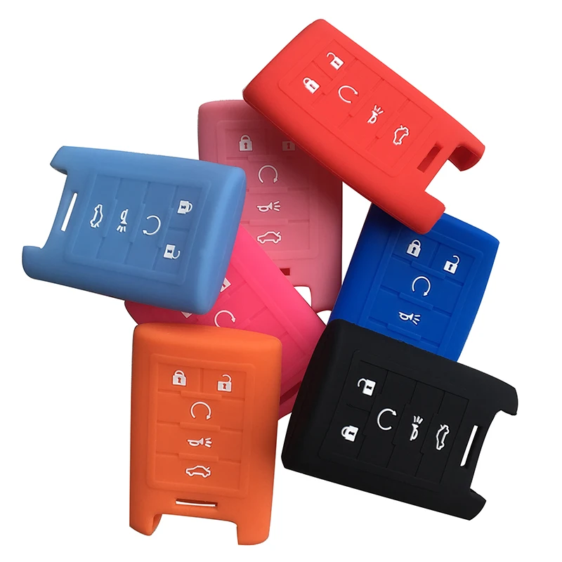 Silica Gel Car Key Case Fob for Cadillac Captive 2014 Escalade CTS ATS SRX STS DTS Keyless Key Case for Keychain Alarm Key Cover
Silica Gel Car Key Case Fob for Cadillac Captive 2014 Escalade CTS ATS SRX STS DTS Keyless Key Case for Keychain Alarm Key Cover