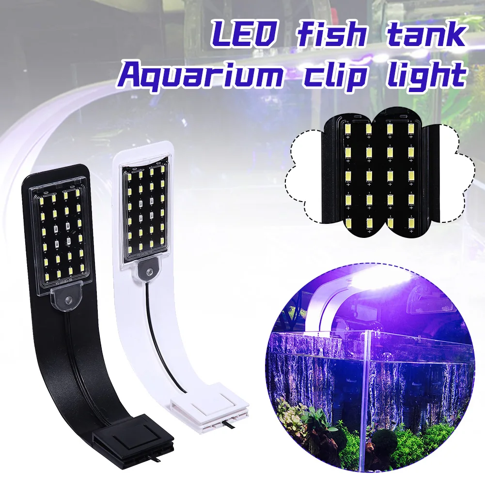 LED Aquarium Fish Tank Light Clip-on 10W Plants Grow Lights Aquatic Freshwater Aquarium Lamps Waterproof 220V EU US Plug
LED Aquarium Fish Tank Light Clip-on 10W Plants Grow Lights Aquatic Freshwater Aquarium Lamps Waterproof 220V EU US Plug