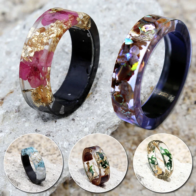 Hot Sale Handmade Wood Dried Flower Resin Ring Transparent Epoxy Resin Ring Wedding Jewelry Love Ring for Women 2021 New Gift
Hot Sale Handmade Wood Dried Flower Resin Ring Transparent Epoxy Resin Ring Wedding Jewelry Love Ring for Women 2021 New Gift
