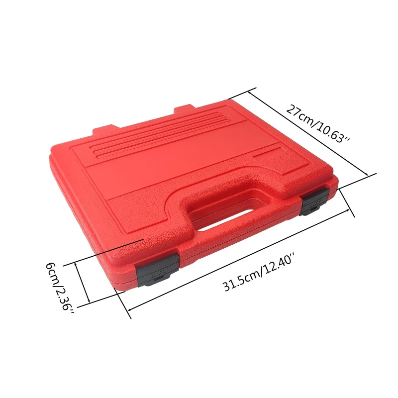 Exhaust Back Pressure Tester Pressure Measuring Instrument Gauge Three-Way Catalytic Blockage Detection Table Practical HandTool
Exhaust Back Pressure Tester Pressure Measuring Instrument Gauge Three-Way Catalytic Blockage Detection Table Practical HandTool