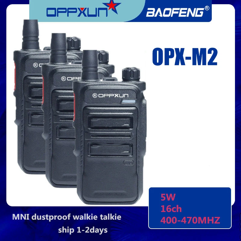 Мини-рация OPPXUN OPX M2, UHF 400-470 МГц, для полицейских дальнобойщиков, охотников, Любительская двухсторонняя радиосвязь, портативная PTT
Мини-рация OPPXUN OPX M2, UHF 400-470 МГц, для полицейских дальнобойщиков, охотников, Любительская двухсторонняя радиосвязь, портативная PTT