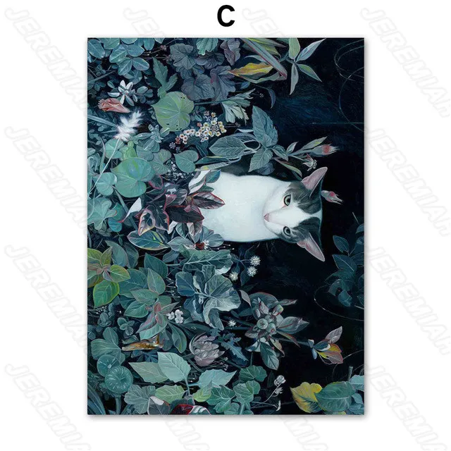 Girl Sleeping On a Plant Cat Rabbit Landscape Poster Nordic Style Wall Art Canvas Print Painting Modern Living Room Decoration
Girl Sleeping On a Plant Cat Rabbit Landscape Poster Nordic Style Wall Art Canvas Print Painting Modern Living Room Decoration