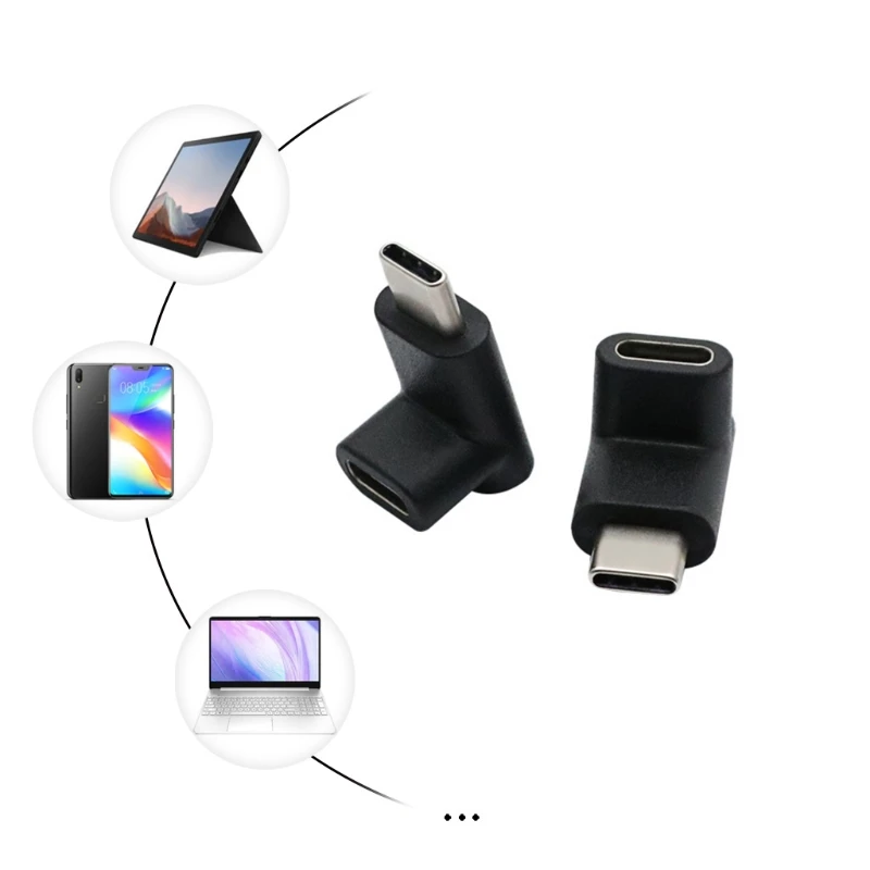 2PCS Type C Male To Female Adapter 90 Degree Right Angle Usb3.1 Interface Converter Adapter for Smart Phones Connector
2PCS Type C Male To Female Adapter 90 Degree Right Angle Usb3.1 Interface Converter Adapter for Smart Phones Connector