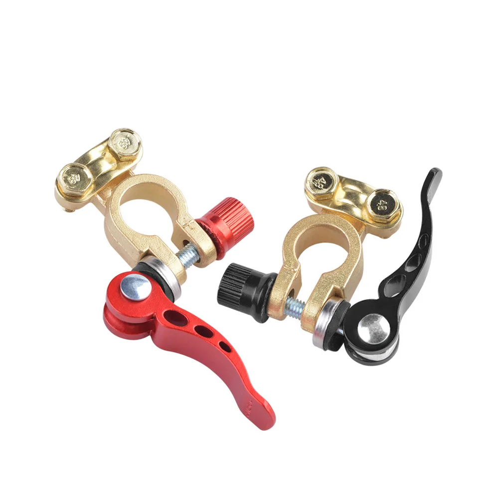 1Pair Quick Disconnect Car Battery Terminal Brass Cable Post Terminal Quick Release Shut-Off Connectors Car Battery Terminal
1Pair Quick Disconnect Car Battery Terminal Brass Cable Post Terminal Quick Release Shut-Off Connectors Car Battery Terminal