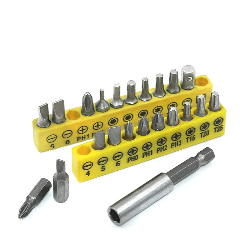 

10/12/33Pcs Magnetic Drill Screwdriver Set Bits Repair Tools 1/4" Hex Shank Screwdriver Bit Kit Hand Tools for Power Drills