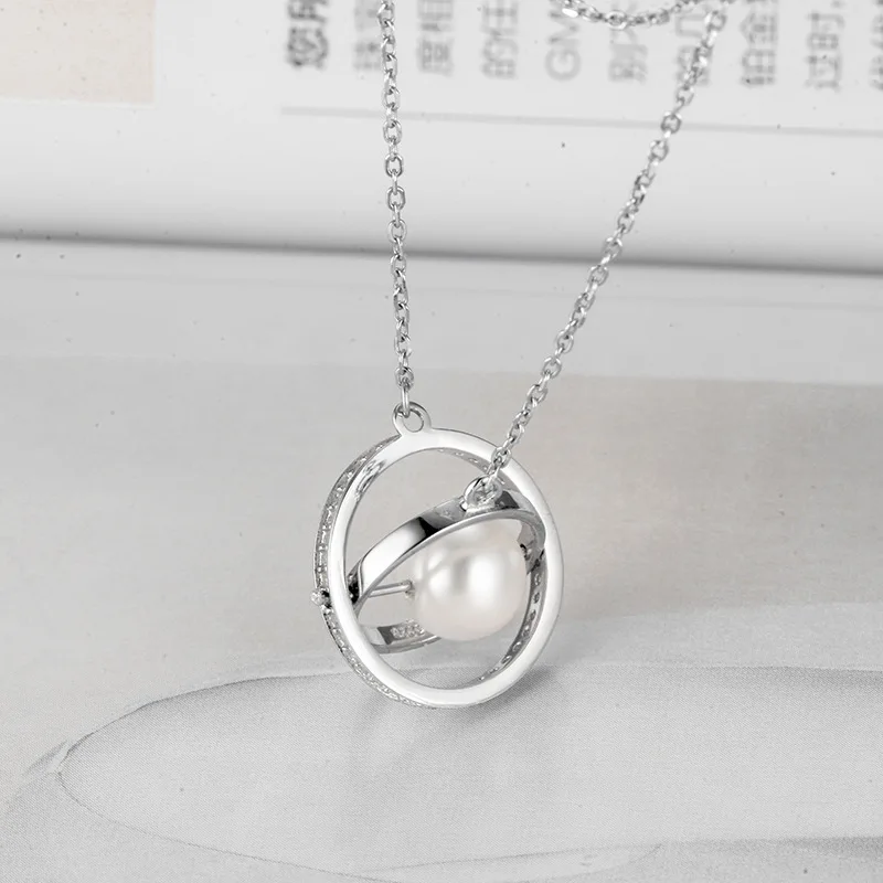 High quality real 925 sterling silver fine jewelry tellurion pearl necklace pendant chain neck jewel fashion accessories women
High quality real 925 sterling silver fine jewelry tellurion pearl necklace pendant chain neck jewel fashion accessories women