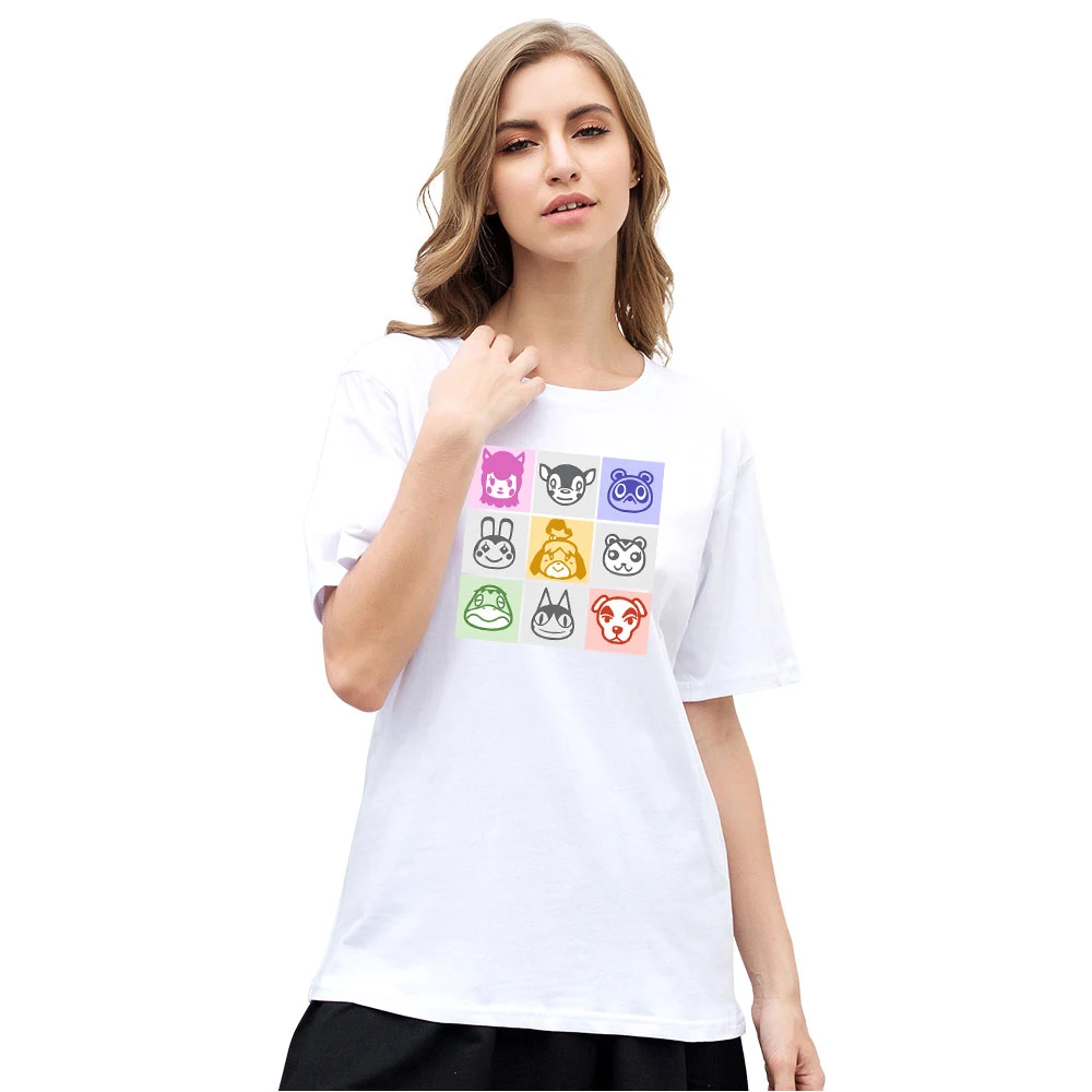 Animal Crossing Fashion O-Neck T-shirts Women/Men Summer Short Sleeve Tshirts 2020 New Arrival Harajuku Casual Streetwear
Animal Crossing Fashion O-Neck T-shirts Women/Men Summer Short Sleeve Tshirts 2020 New Arrival Harajuku Casual Streetwear
