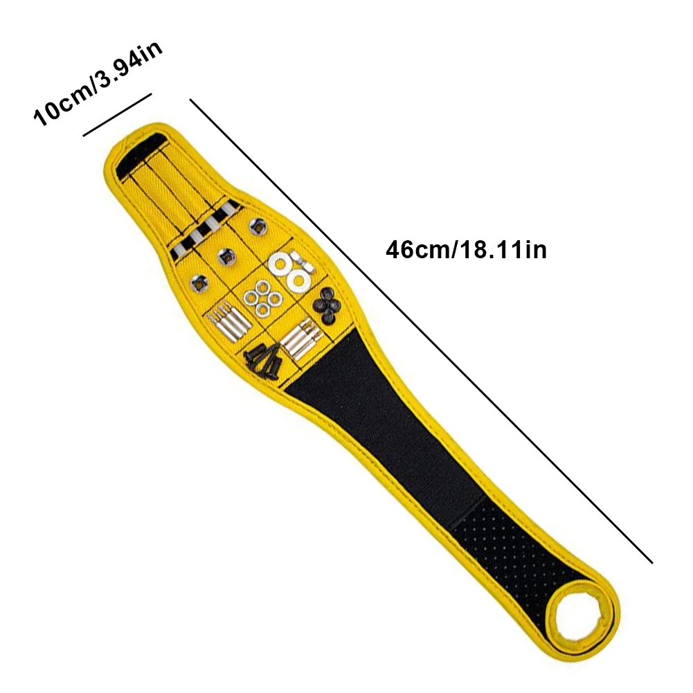 Magnetic Wristband Portable Tool Bag Holder 9 Magnets Nail Screw Drill Belt Electrician Gadget Wristband Storage Tool Wrist Belt
Magnetic Wristband Portable Tool Bag Holder 9 Magnets Nail Screw Drill Belt Electrician Gadget Wristband Storage Tool Wrist Belt