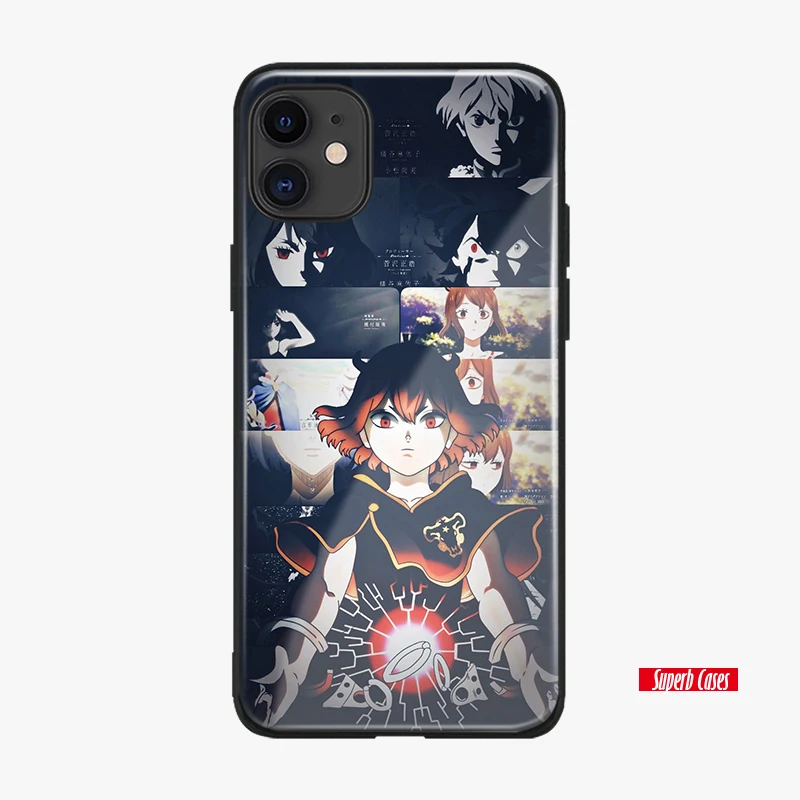Secre Nero Swallowtail черный клевер Мягкий силиконовый чехол для iPhone 6 6s 7 8 Plus X Xr Xs 11 Pro Max