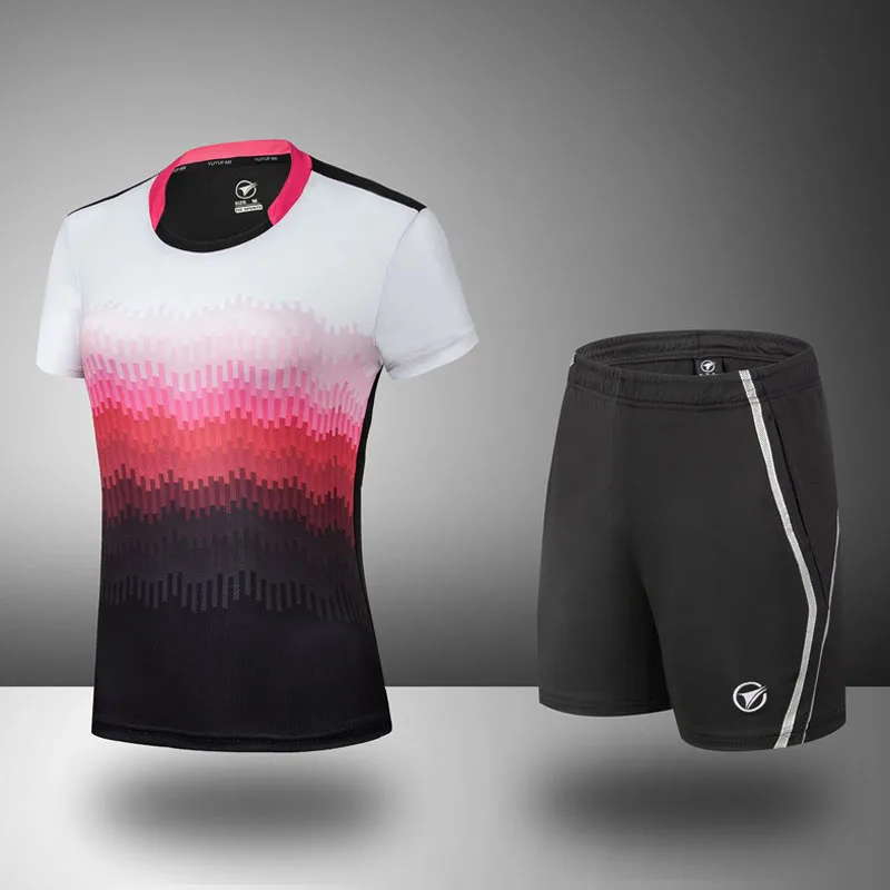 Men And Women Badminton Uniforms V-neck Sports Quick-drying Suits T-shirt Shorts Soldiers Uniforms Tennis Uniforms -40
Men And Women Badminton Uniforms V-neck Sports Quick-drying Suits T-shirt Shorts Soldiers Uniforms Tennis Uniforms -40
