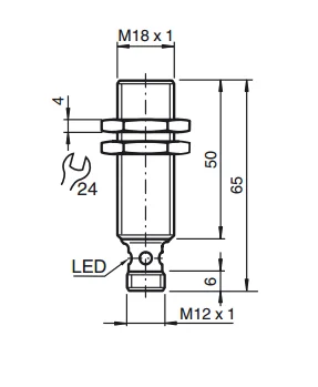 Индуктивный емкостный датчик диапазона NBB8 18GM50 EI V1 водонепроницаемый