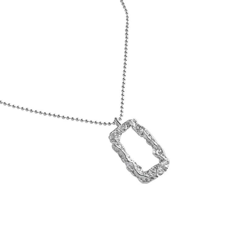 Simple Geometric Square Necklaces 925 Sterling Silver Necklace For Women For Woman Female Jewelry Collares Plata Para Mujer
Simple Geometric Square Necklaces 925 Sterling Silver Necklace For Women For Woman Female Jewelry Collares Plata Para Mujer
