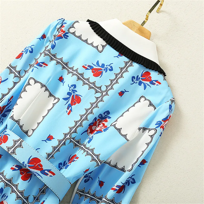 2020 New Fashion Autumn Runway Dress Long Sleeve Turn Down Collar Print Mid Calf Casual Holiday Vestidos Women
2020 New Fashion Autumn Runway Dress Long Sleeve Turn Down Collar Print Mid Calf Casual Holiday Vestidos Women