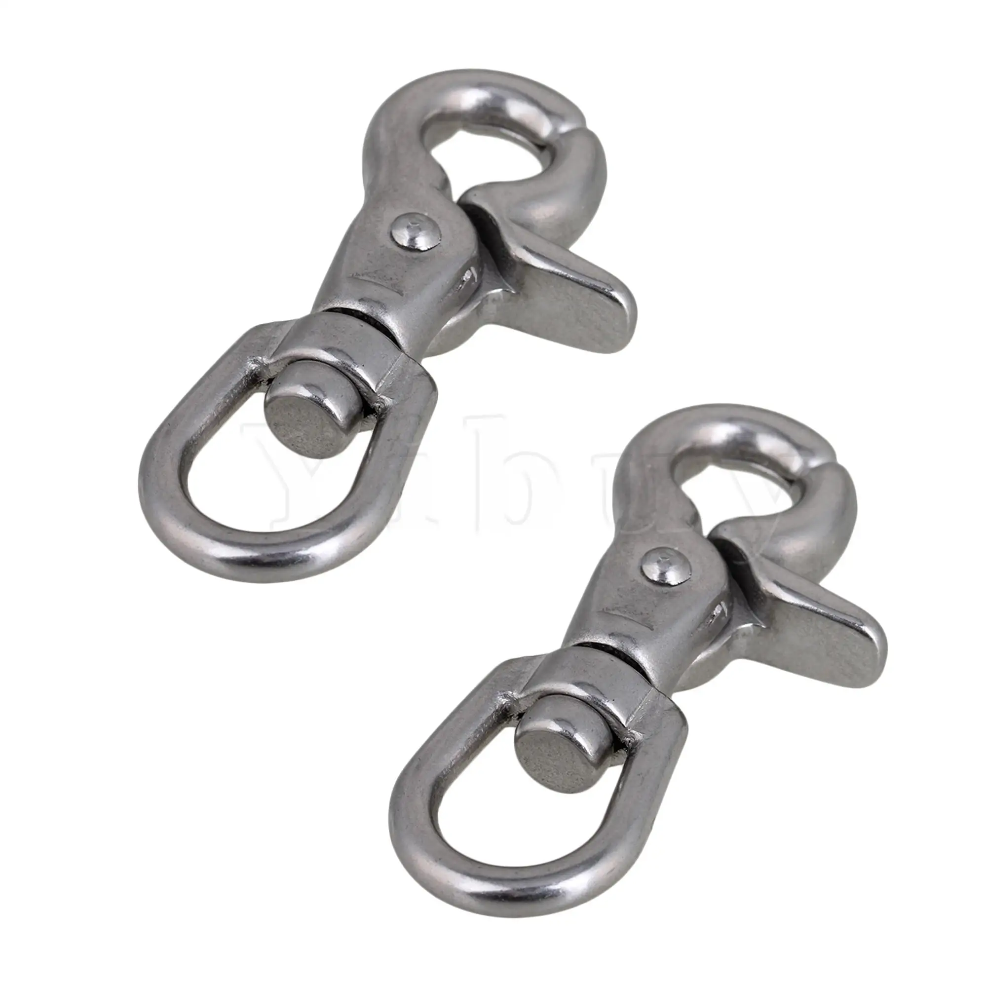 2pcs 304 Stainless Steel Swivel Snap Hook Lobster Clasps for Backpack
2pcs 304 Stainless Steel Swivel Snap Hook Lobster Clasps for Backpack