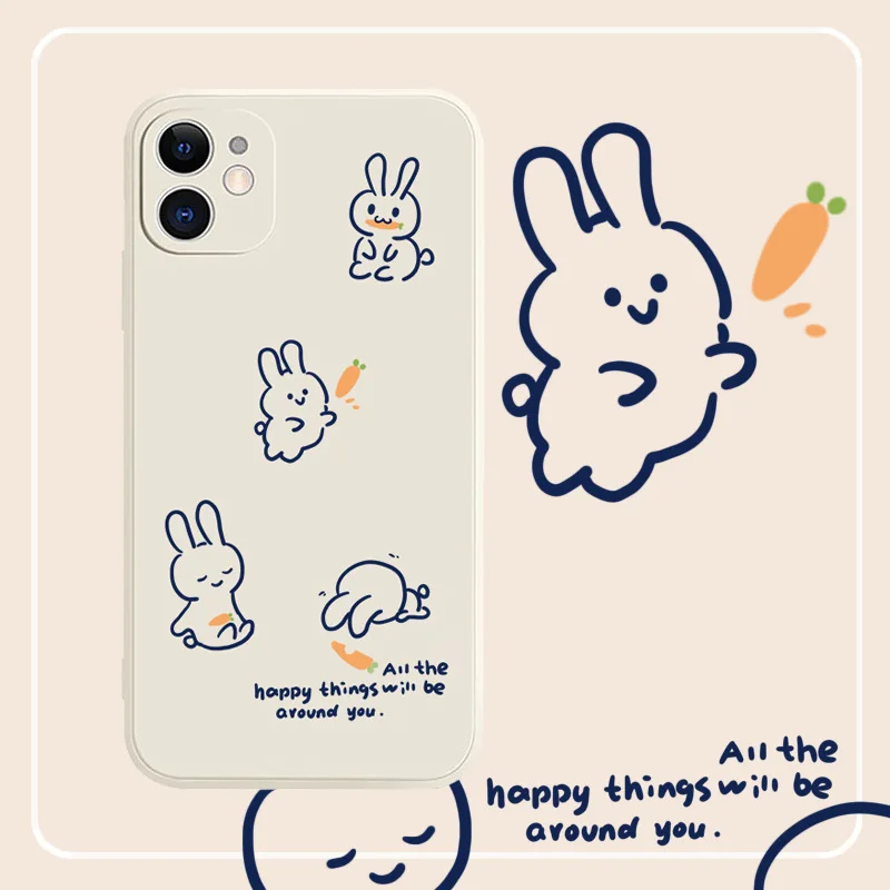 Japanese kawaii line art bunny carrot Phone Case For iPhone 12 11 Pro Max Xr Xs Max 7 8 Plus 12 mini 7Plus case Cute soft cover
Japanese kawaii line art bunny carrot Phone Case For iPhone 12 11 Pro Max Xr Xs Max 7 8 Plus 12 mini 7Plus case Cute soft cover