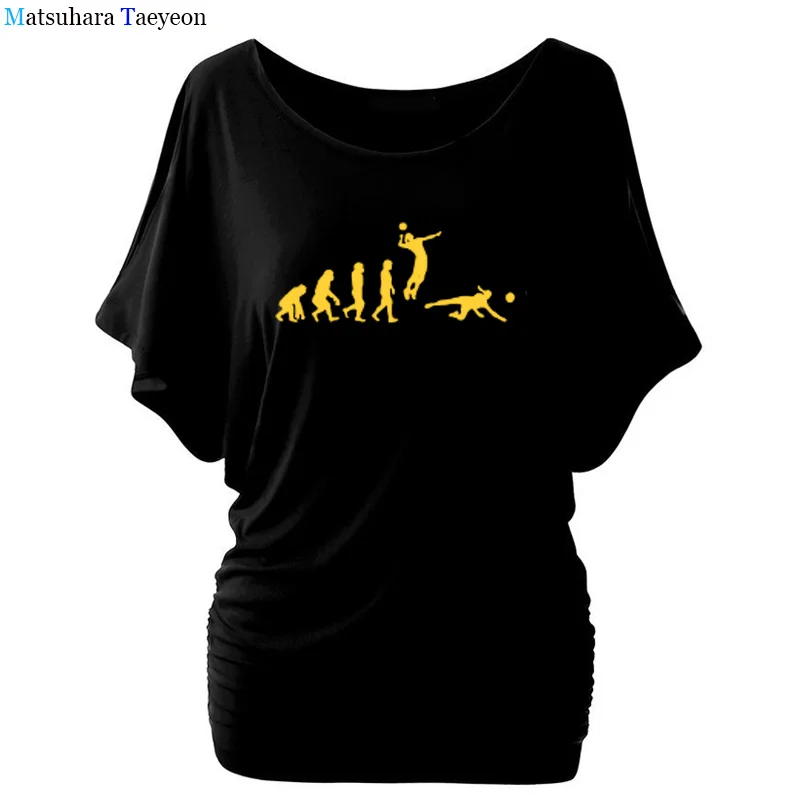 Funny Harajuku Shirt Tee Shirt Femme Volleyball Player Evolution Batwing Sleeve Short Sleeve T Shirt Women Tops Plus Size Tees
Funny Harajuku Shirt Tee Shirt Femme Volleyball Player Evolution Batwing Sleeve Short Sleeve T Shirt Women Tops Plus Size Tees